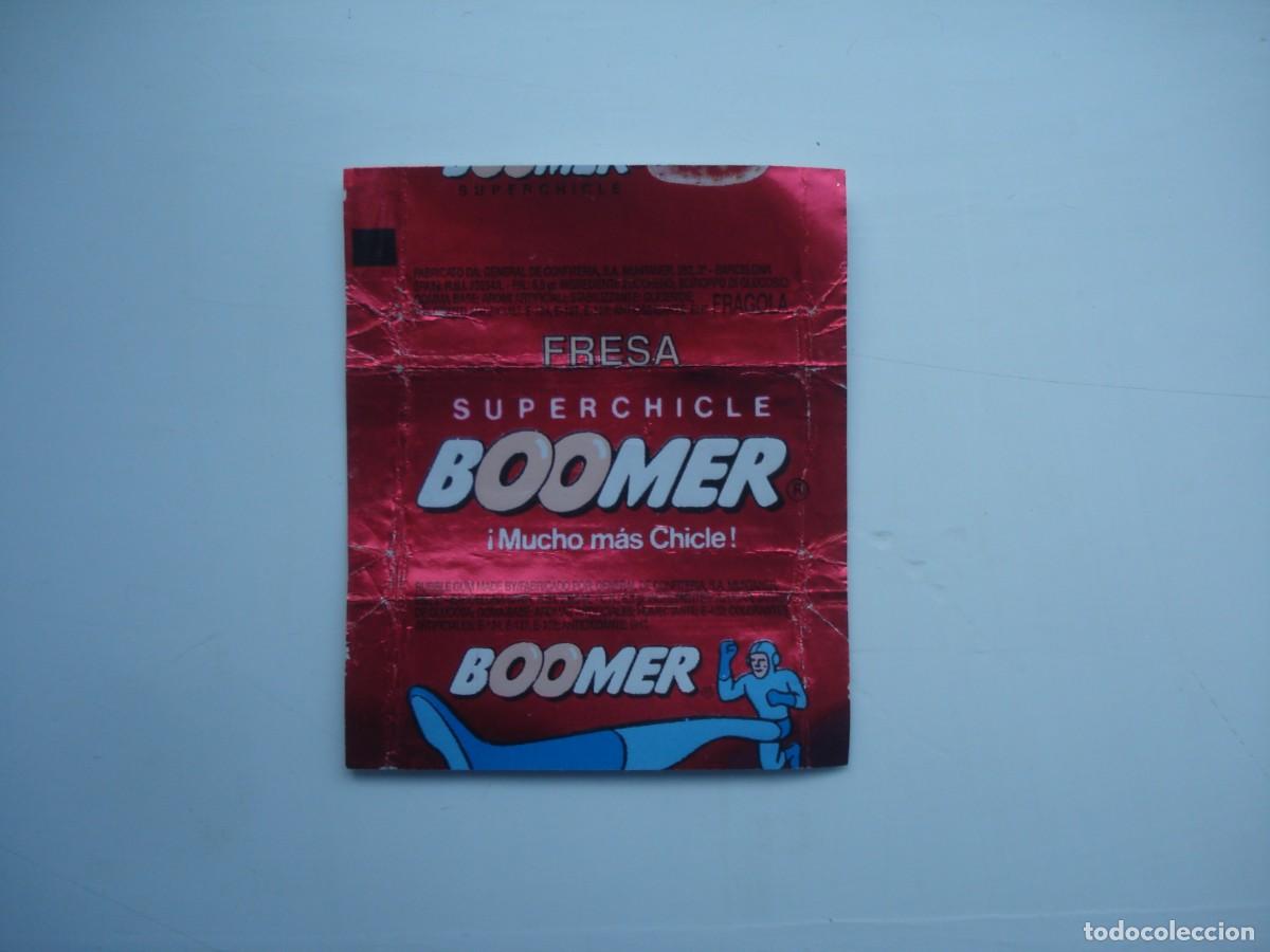 Coleccionismo cromos antiguos: BOOMER FRESA SUPERCHICLE ENVOLTORIO CROMOS CHICLES! WRAPPER KAUGUMMI BILDER BUBBLE GUM!