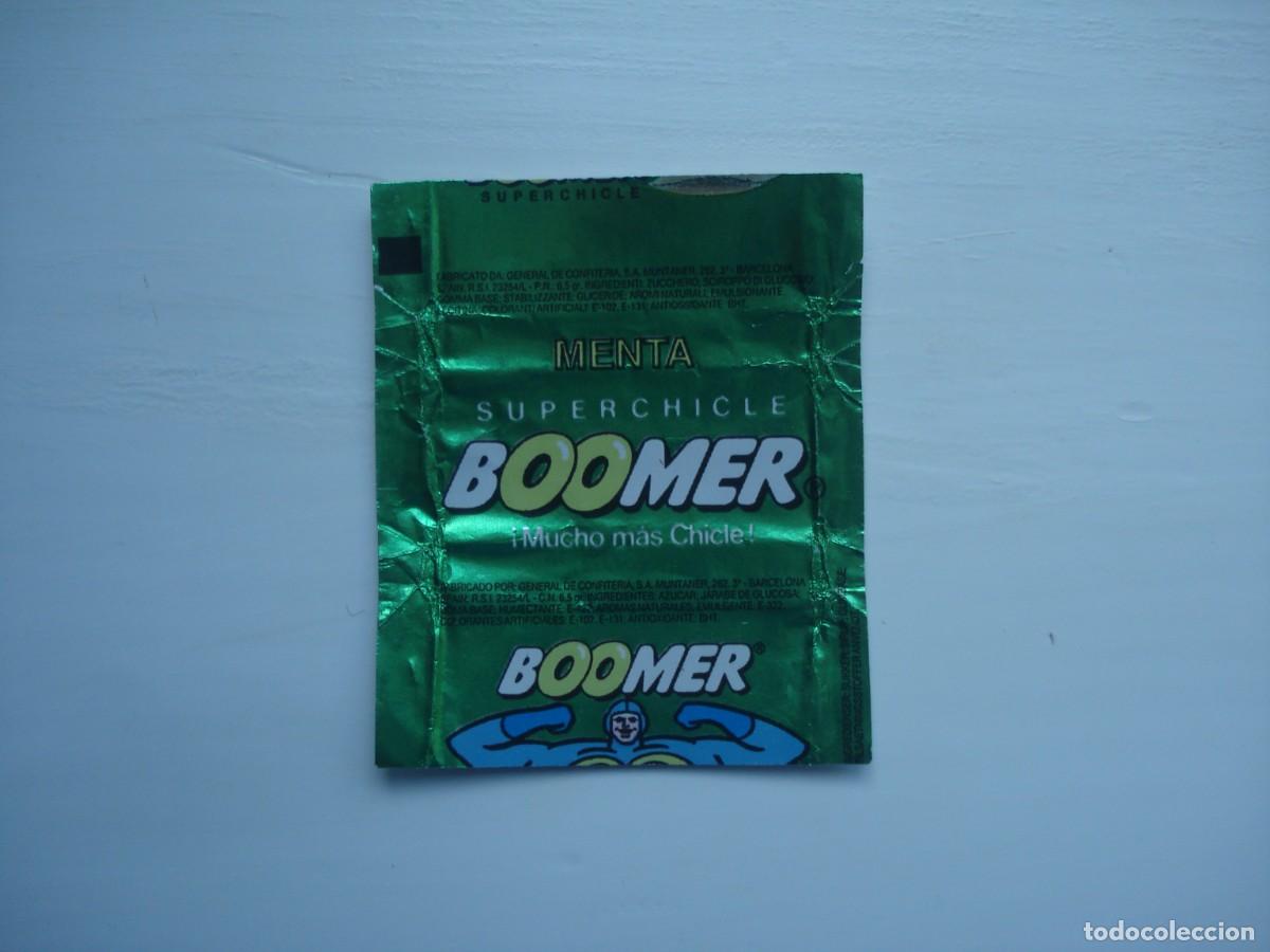 Coleccionismo cromos antiguos: BOOMER MENTA SUPERCHICLE ENVOLTORIO CROMOS CHICLES! WRAPPER KAUGUMMI BILDER BUBBLE GUM!