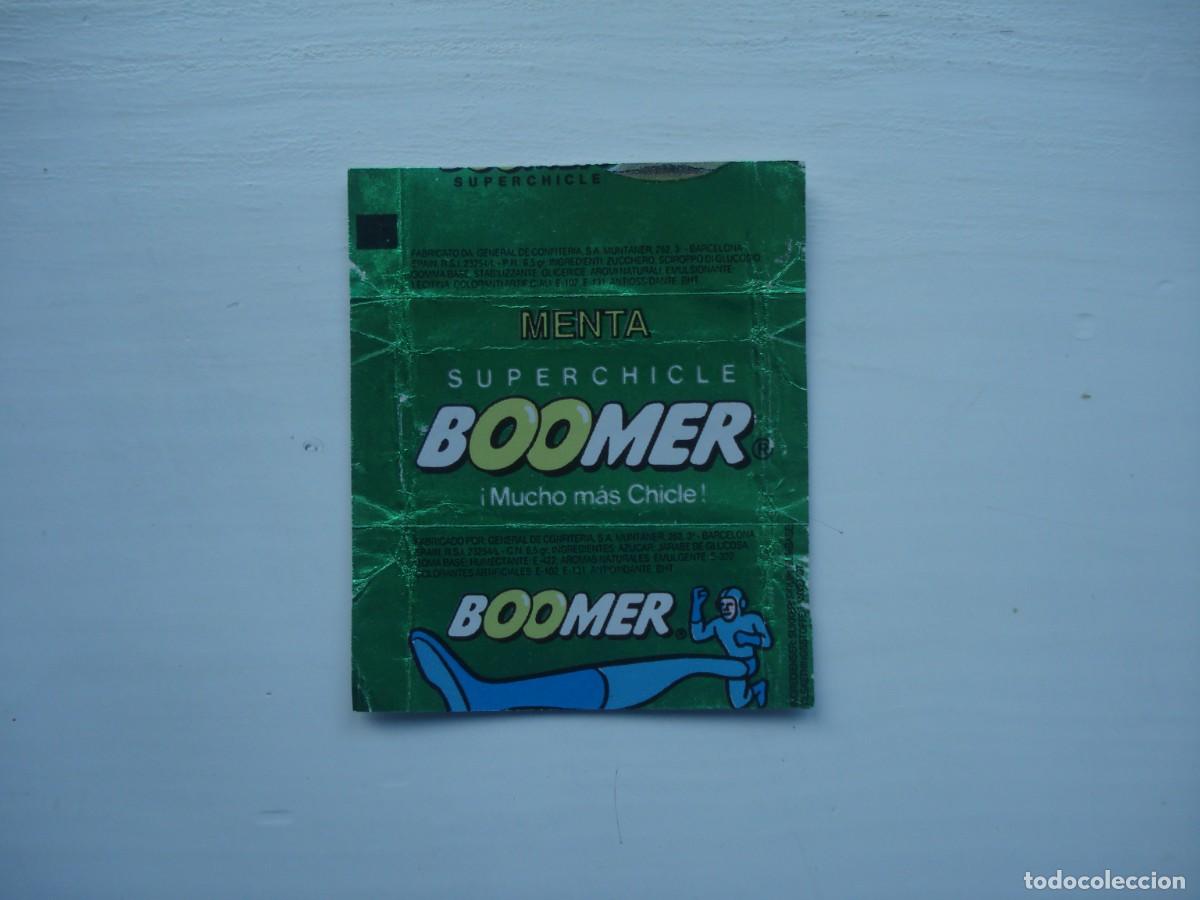 Coleccionismo cromos antiguos: BOOMER MENTA SUPERCHICLE ENVOLTORIO CROMOS CHICLES! WRAPPER KAUGUMMI BILDER BUBBLE GUM!