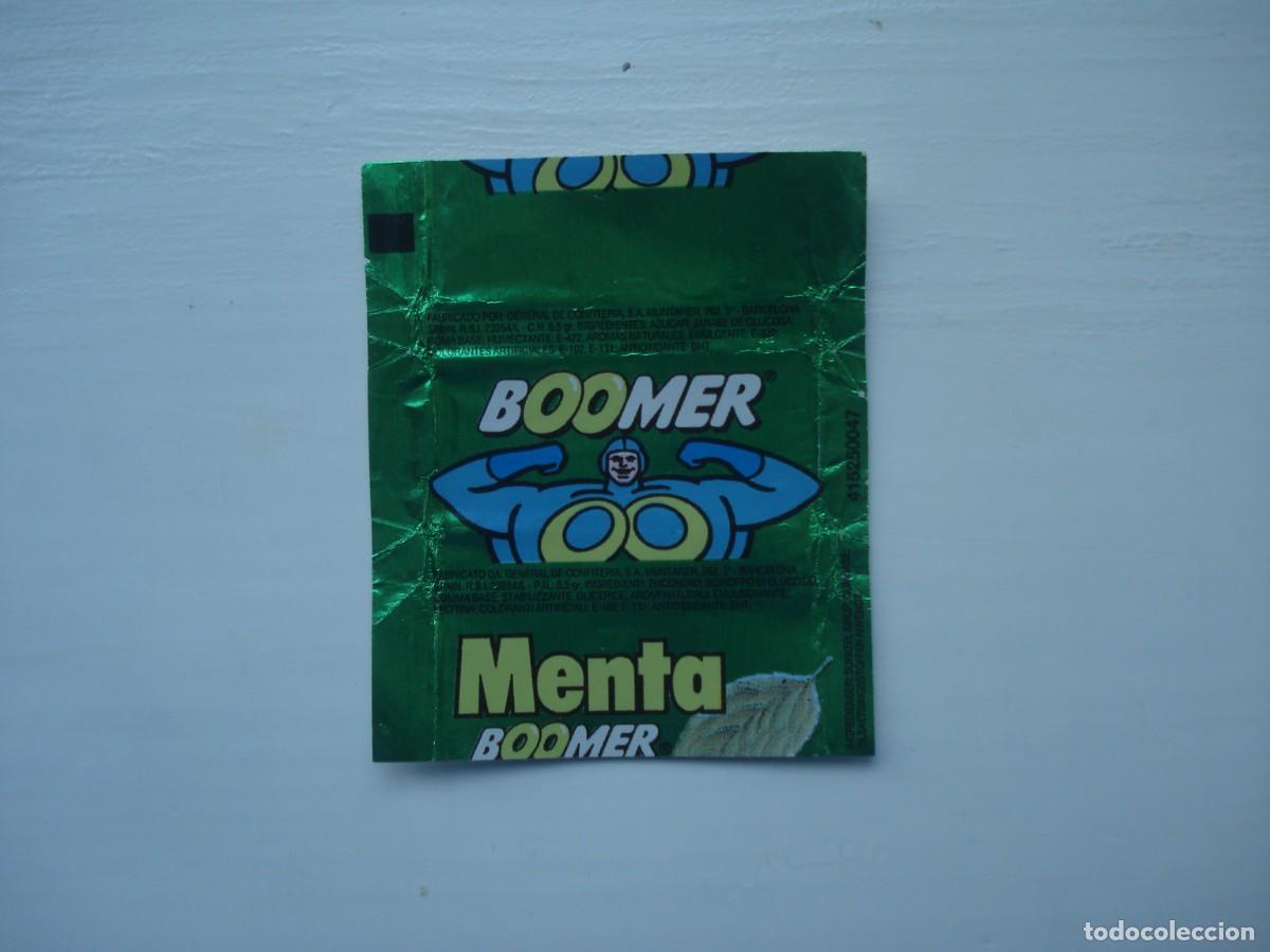 Coleccionismo cromos antiguos: BOOMER MENTA ENVOLTORIO CROMOS CHICLES! WRAPPER KAUGUMMI BILDER BUBBLE GUM!