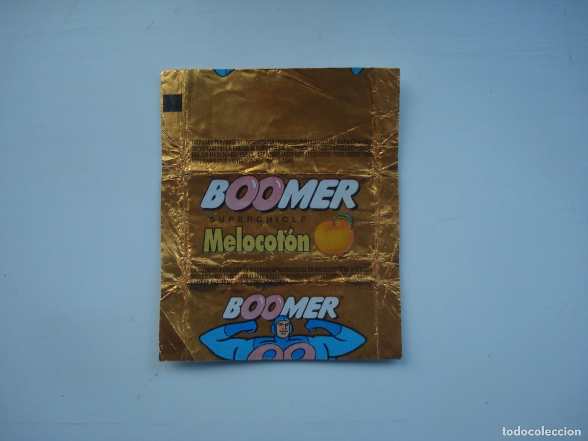 Coleccionismo cromos antiguos: BOOMER MELOCOTON ENVOLTORIO CROMOS CHICLES! WRAPPER KAUGUMMI BILDER BUBBLE GUM!