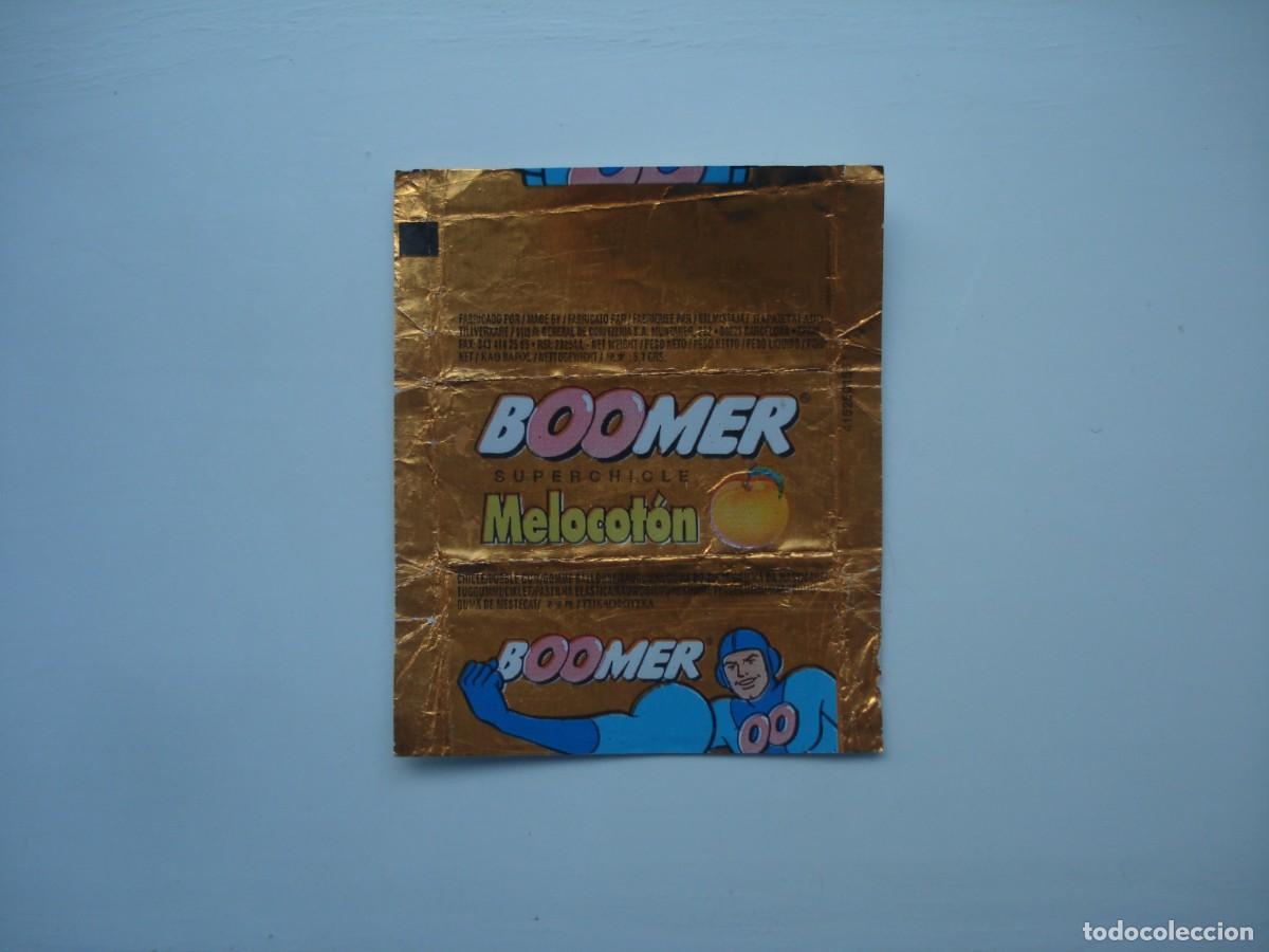 Coleccionismo cromos antiguos: BOOMER MELOCOTON ENVOLTORIO CROMOS CHICLES! WRAPPER KAUGUMMI BILDER BUBBLE GUM!