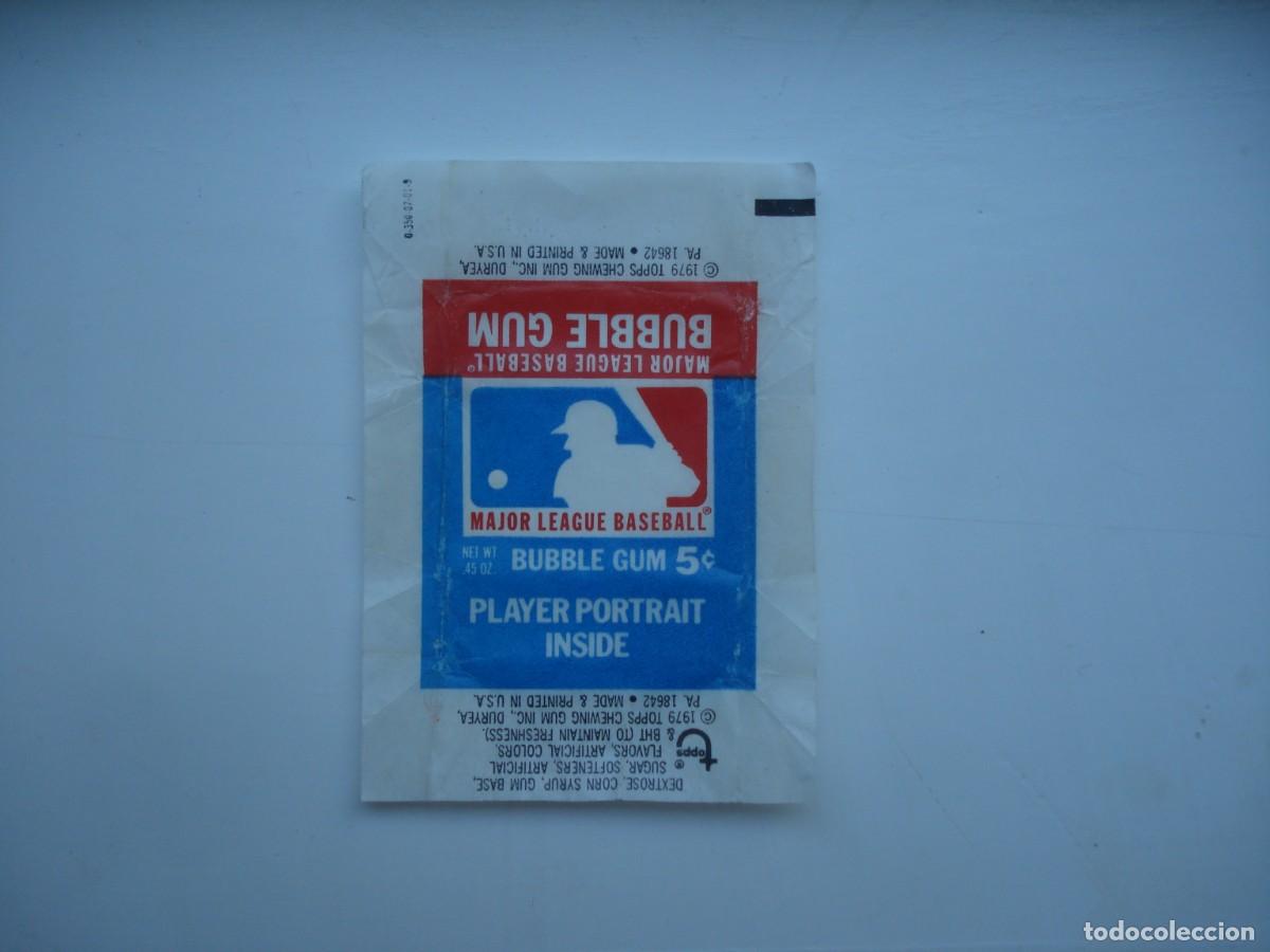 Coleccionismo cromos antiguos: BASEBALL ENVOLTORIO CROMOS CHICLES! WRAPPER KAUGUMMI BILDER BUBBLE GUM!
