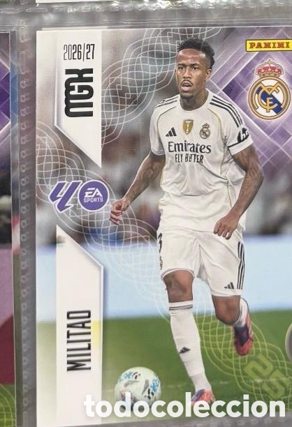 Coleccionismo cromos antiguos: 221 MILITAO REAL MADRID Mgk megacracks 25 aniversario a&ntilde;o 2026 2027