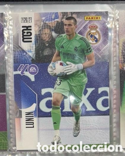 Coleccionismo cromos antiguos: 219 LUNIN REAL MADRID Mgk megacracks 25 aniversario a&ntilde;o 2026 2027