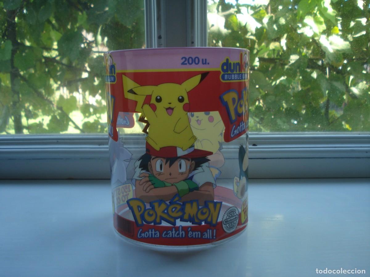 Coleccionismo cromos antiguos: CAJA VAC&Iacute;A POKEMON DUNKIN CHICLES! WRAPPER KAUGUMMI BILDER BUBBLE GUM!