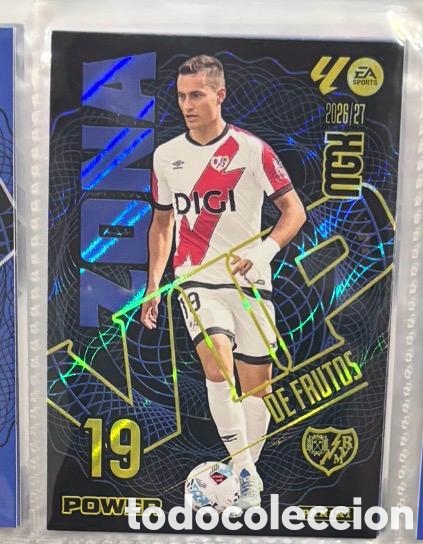 Coleccionismo cromos antiguos: 392P JORGE DE FRUTOS RAYO VALLECANO ZONA VIP POWER Mgk megacracks 25 aniversario a&ntilde;o 2026 2027