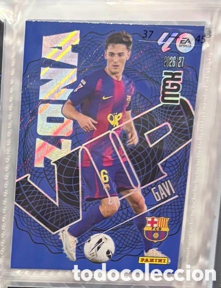Coleccionismo cromos antiguos: 394 GAVI FC BARCELONA ZONA VIP Mgk megacracks 25 aniversario a&ntilde;o 2026 2027