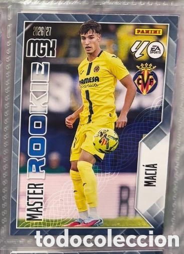 Coleccionismo cromos antiguos: 417 MACIA VILLARREAL MASTER ROOKIE Mgk megacracks 25 aniversario a&ntilde;o 2026 2027