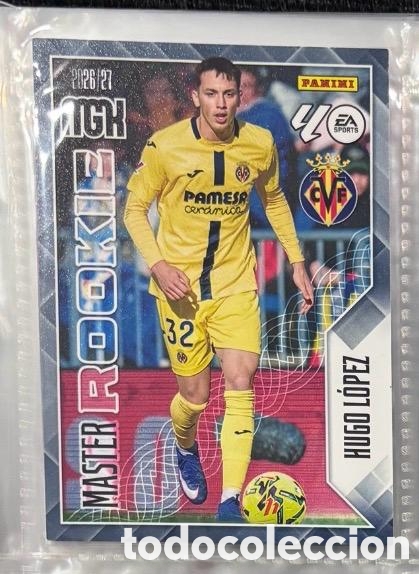 Coleccionismo cromos antiguos: 412 HUGO LOPEZ VILLARREAL MASTER ROOKIE Mgk megacracks 25 aniversario a&ntilde;o 2026 2027