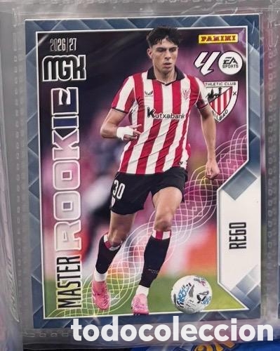 Coleccionismo cromos antiguos: 418 REGO ATHLETIC CLUB MASTER ROOKIE Mgk megacracks 25 aniversario a&ntilde;o 2026 2027