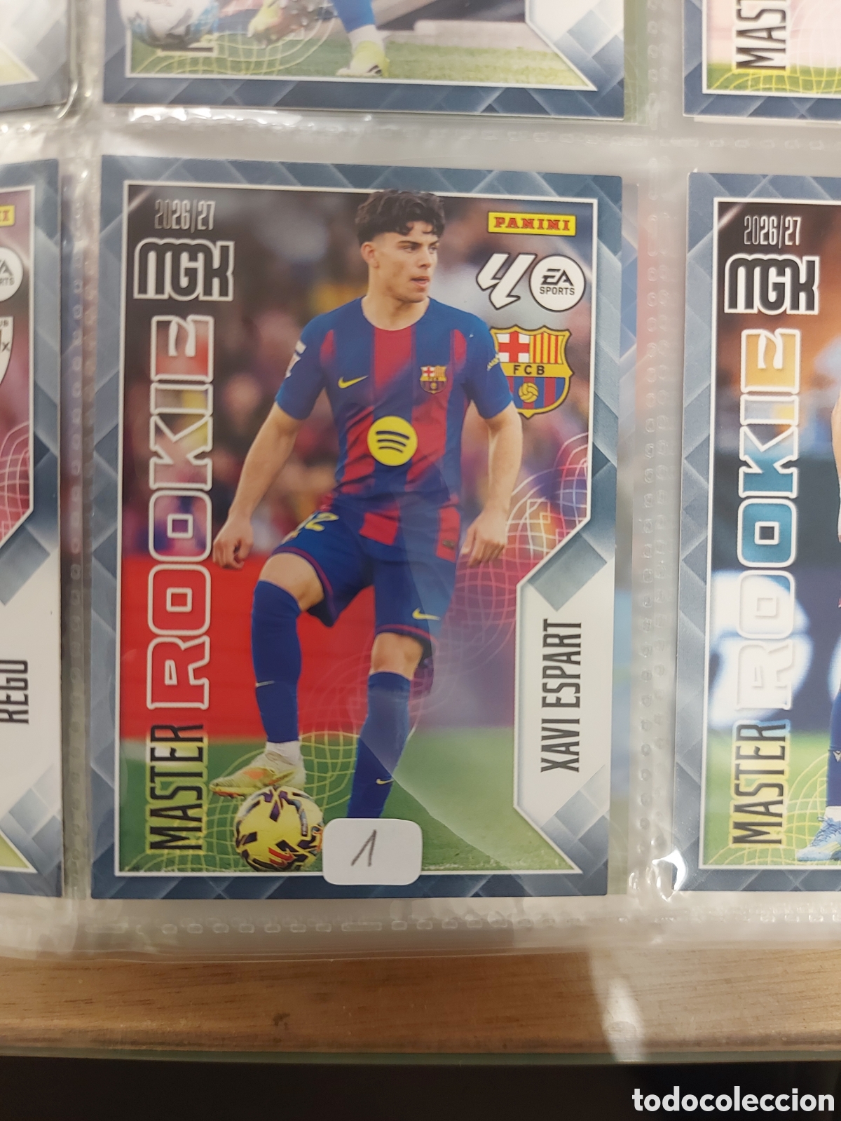 Coleccionismo cromos antiguos: 422 XAVI ESPART FC BARCELONA MASTER ROOKIE Mgk megacracks 25 aniversario a&ntilde;o 2026 2027