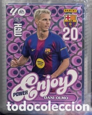 Coleccionismo cromos antiguos: 381P DANI OLMO FC BARCELONA ENJOY POWER Mgk megacracks 25 aniversario a&ntilde;o 2026 2027