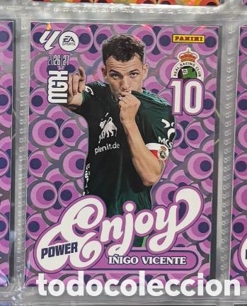 Coleccionismo cromos antiguos: 383P I&Ntilde;IGO VICENTE RACING CLUB POWER ENJOY Mgk megacracks 25 aniversario a&ntilde;o 2026 2027