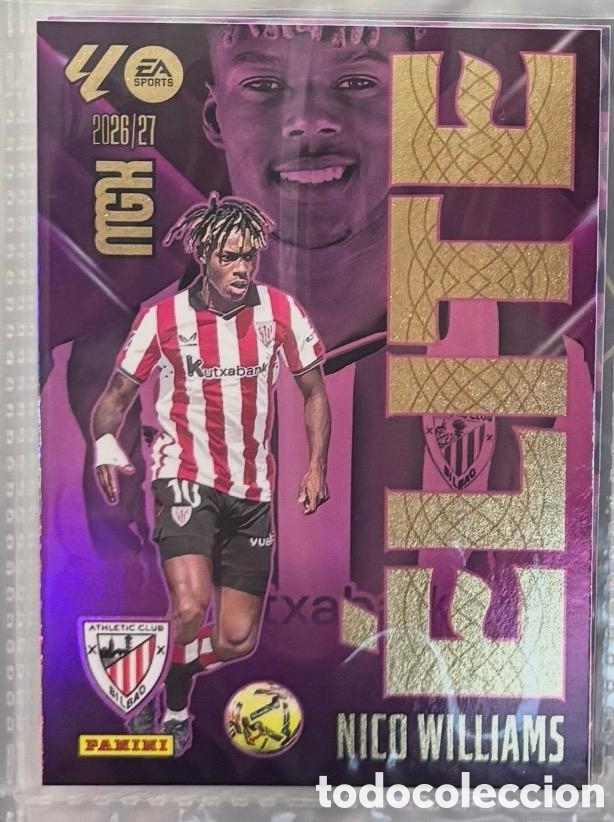 Coleccionismo cromos antiguos: 12 NICO WILLIAMS ELITE Mgk megacracks 25 aniversario a&ntilde;o 2026 2027 ATHLETIC CLUB
