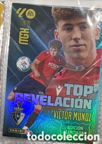 Coleccionismo cromos antiguos: VICTOR MU&Ntilde;OZ OSASUNA EDICION LIMITADA Mgk megacracks 25 aniversario a&ntilde;o 2026 2027