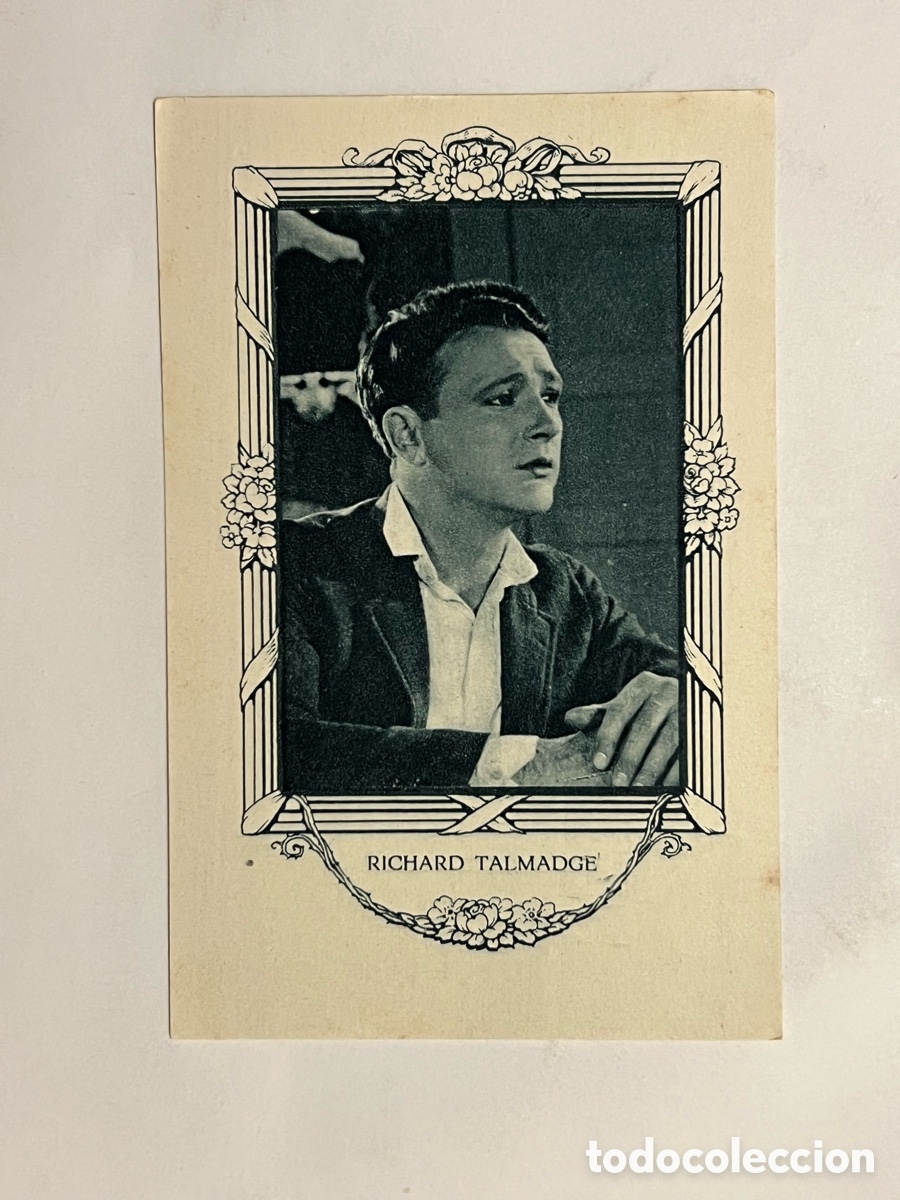 Coleccionismo cromos antiguos: RICHARD TALMADGE.. Artistas Cine Mudo. Chocolates Amatller, Serie G, No.11