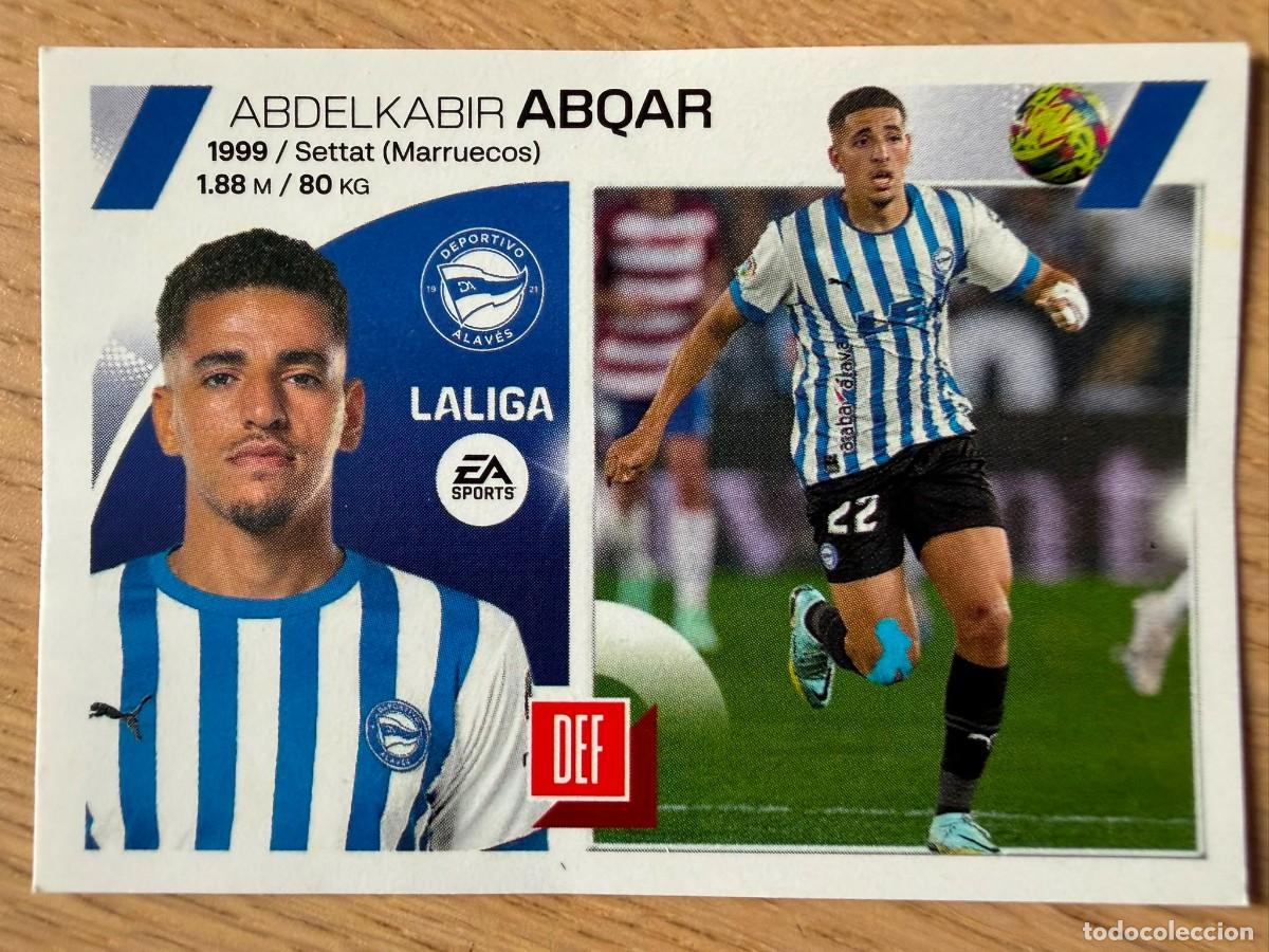 Coleccionismo cromos antiguos: 7 ABQAR ALAVES 23 24 2023 2024 LIGA EA SPORTS COLECCIONES ESTE SIN PEGAR STICKER