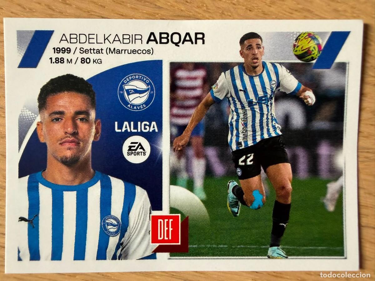 Coleccionismo cromos antiguos: 7 ABQAR ALAVES 23 24 2023 2024 LIGA EA SPORTS COLECCIONES ESTE SIN PEGAR STICKER