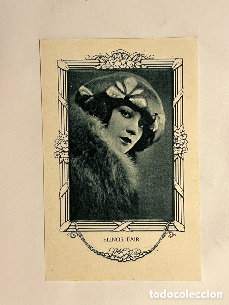 Coleccionismo cromos antiguos: ELINOR FAIR.. Artistas Cine Mudo. Chocolates Amatller, Serie G, No.6