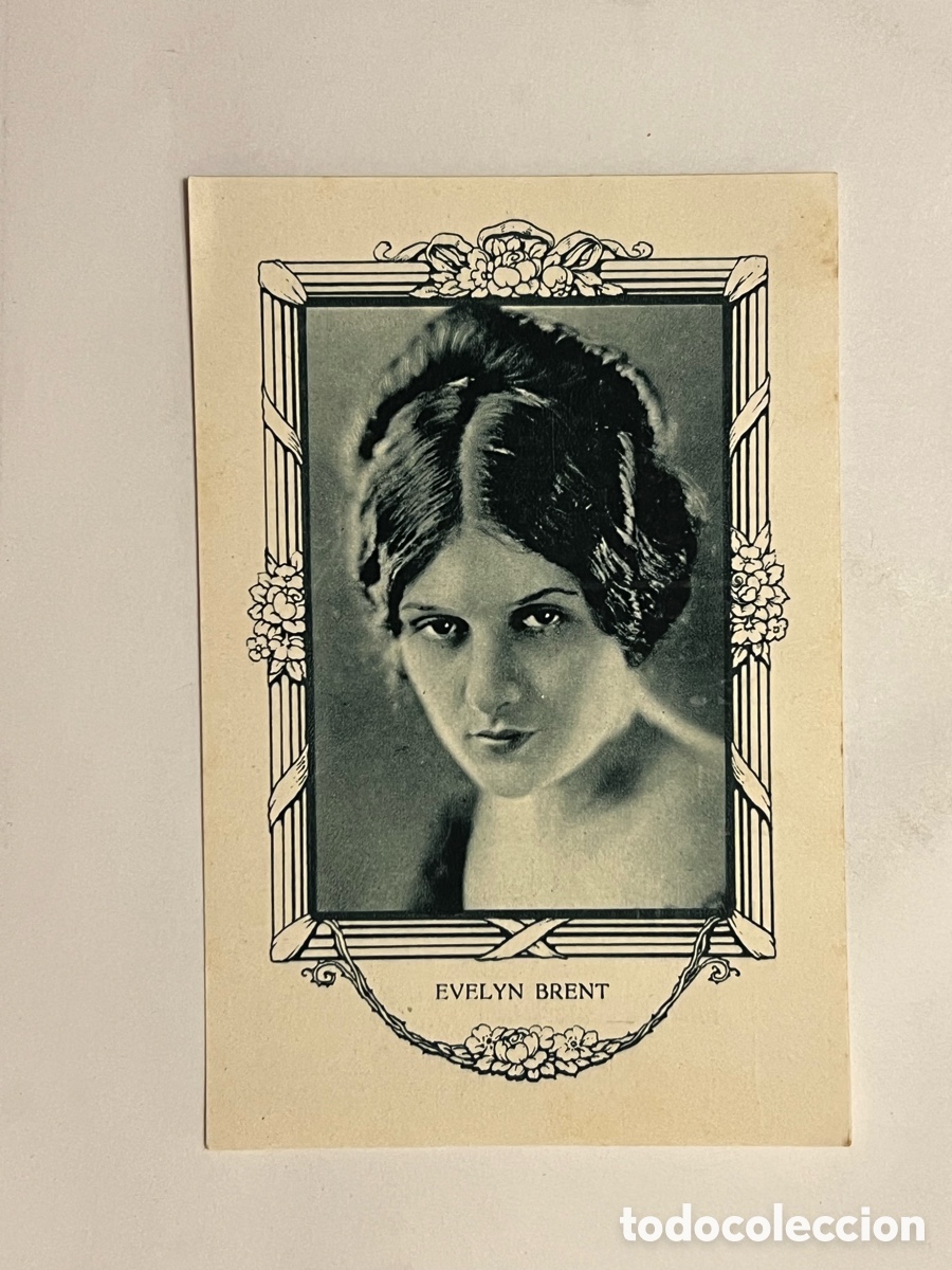 Coleccionismo cromos antiguos: EVELYN BRENT.. Artistas Cine Mudo. Chocolates Amatller, Serie G, No.4