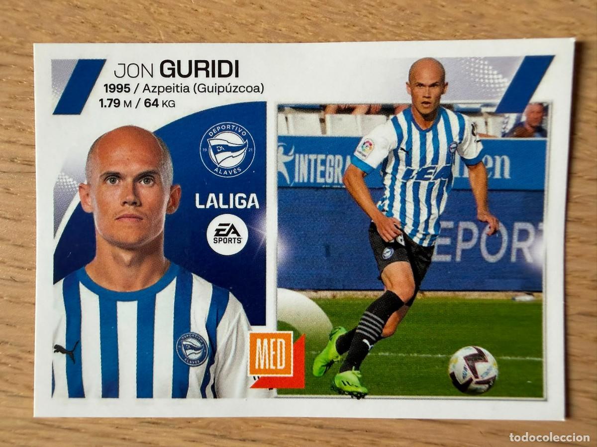 Coleccionismo cromos antiguos: 14 GURIDI ALAVES 23 24 2023 2024 LIGA EA SPORTS COLECCIONES ESTE SIN PEGAR STICKER