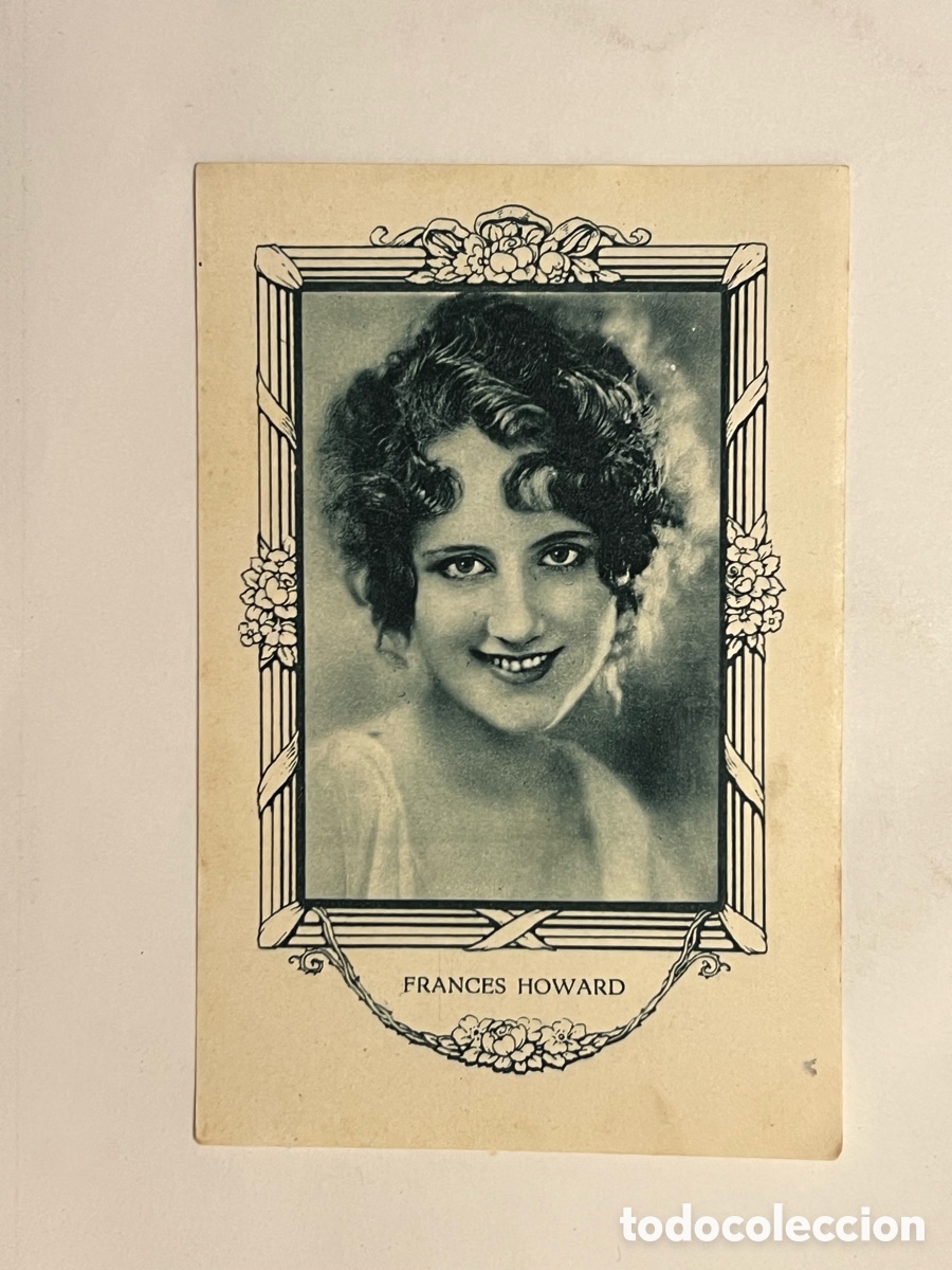 Coleccionismo cromos antiguos: FRANCES HOWARD.. Artistas Cine Mudo. Chocolates Amatller, Serie G, No.2
