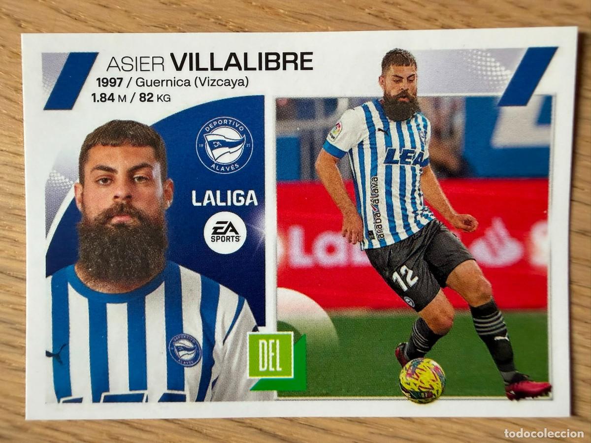 Coleccionismo cromos antiguos: 19 VILLALIBRE ALAVES 23 24 2023 2024 LIGA EA SPORTS COLECCIONES ESTE SIN PEGAR STICKER