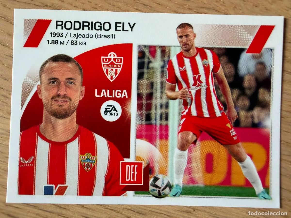 Coleccionismo cromos antiguos: 7 RODRIGO ELY UD ALMERIA 23 24 2023 2024 LIGA EA SPORTS COLECCIONES ESTE SIN PEGAR STICKER