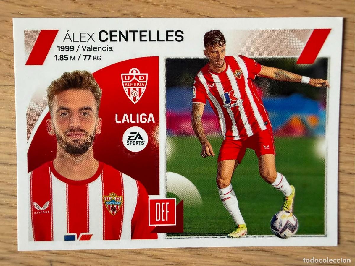 Coleccionismo cromos antiguos: 11 CENTELLES UD ALMERIA 23 24 2023 2024 LIGA EA SPORTS COLECCIONES ESTE SIN PEGAR STICKER