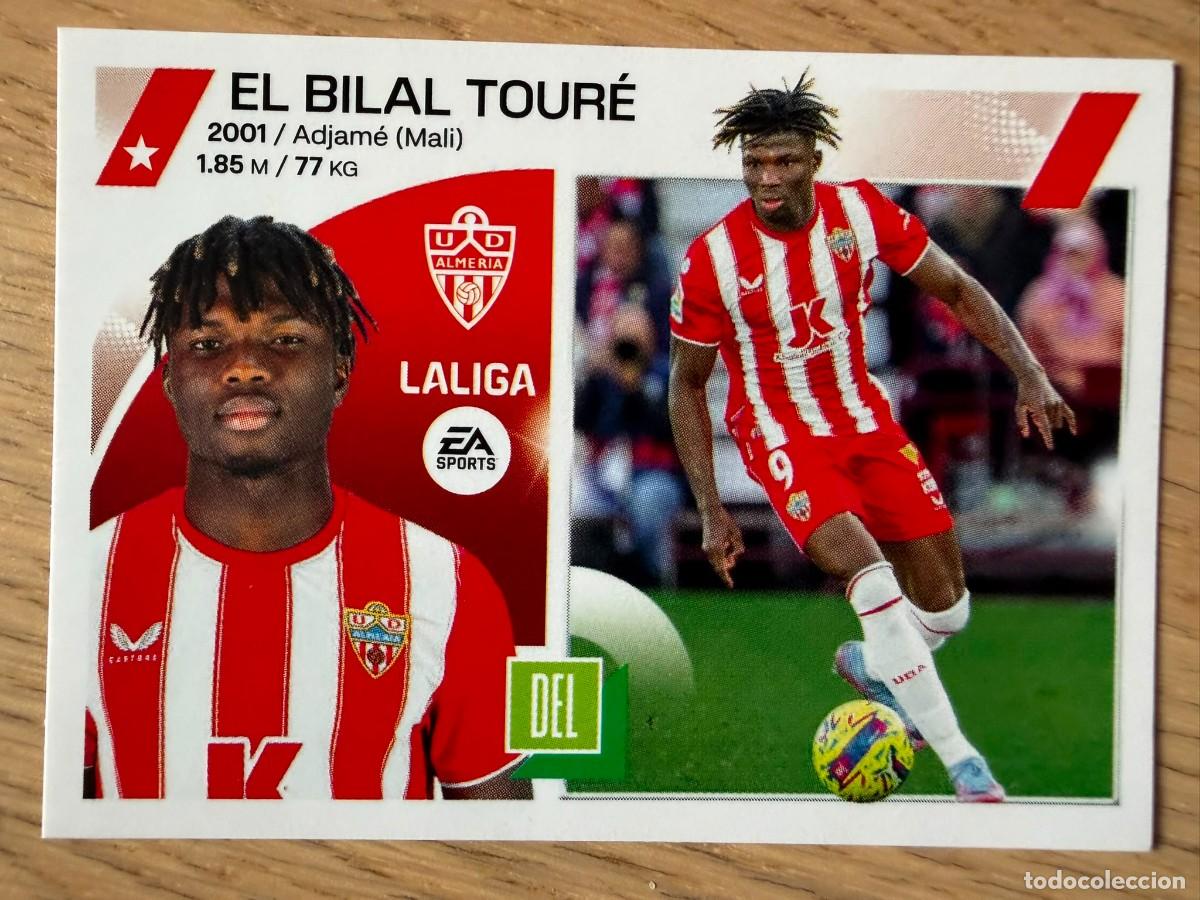 Coleccionismo cromos antiguos: 17 EL BILAL TOURE UD ALMERIA 23 24 2023 2024 LIGA EA SPORTS COLECCIONES ESTE SIN PEGAR STICKER