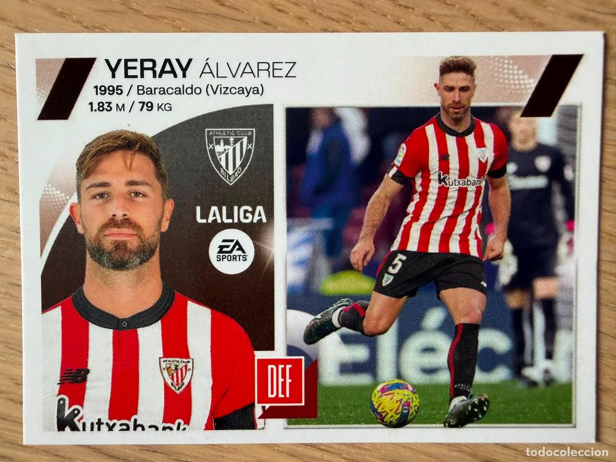 Coleccionismo cromos antiguos: 9 YERAY ATHLETIC BILBAO 23 24 2023 2024 LIGA EA SPORTS COLECCIONES ESTE SIN PEGAR STICKER