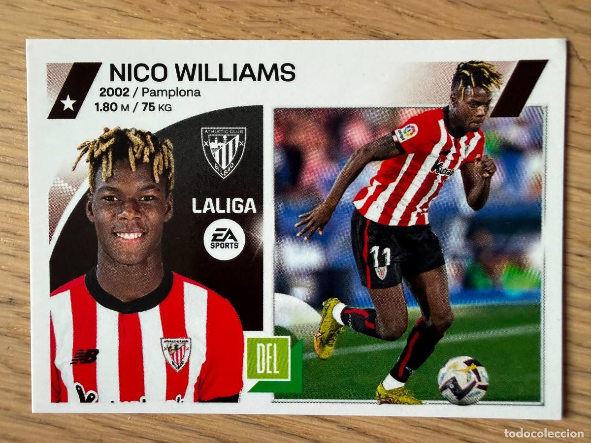 Coleccionismo cromos antiguos: 17 NICO WILLIAMS ATHLETIC BILBAO 23 24 2023 2024 LIGA EA SPORTS COLECCIONES ESTE SIN PEGAR STICKER