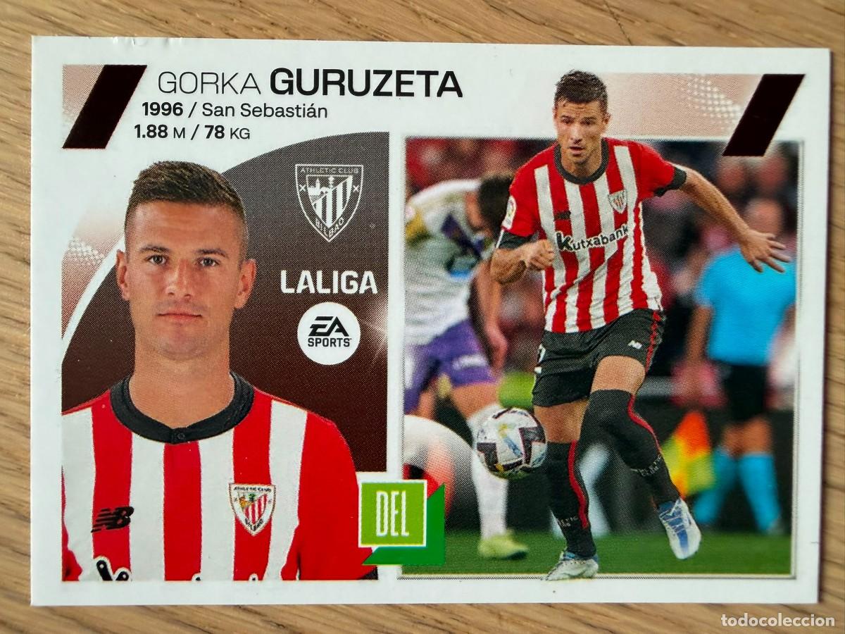 Coleccionismo cromos antiguos: 18 GURUZETA ATHLETIC BILBAO 23 24 2023 2024 LIGA EA SPORTS COLECCIONES ESTE SIN PEGAR STICKER