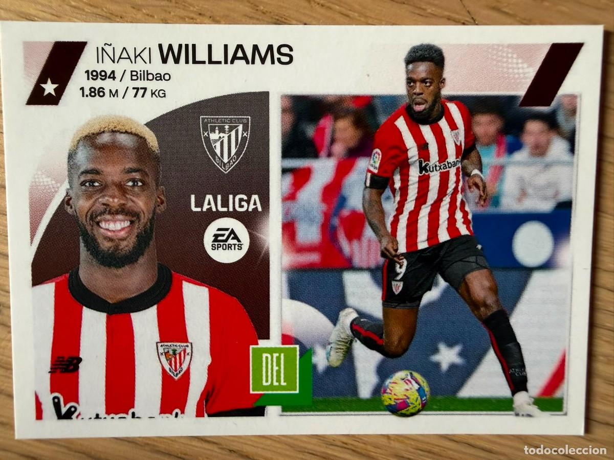 Coleccionismo cromos antiguos: 20 I&Ntilde;AKI WILLIAMS ATHLETIC BILBAO 23 24 2023 2024 LIGA EA SPORTS COLECCIONES ESTE SIN PEGAR STICKER