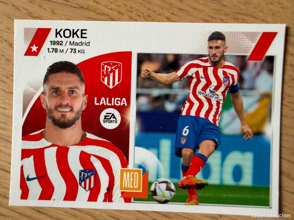 Coleccionismo cromos antiguos: 11 KOKE ATLETICO MADRID 23 24 2023 2024 LIGA EA SPORTS COLECCIONES ESTE SIN PEGAR STICKER