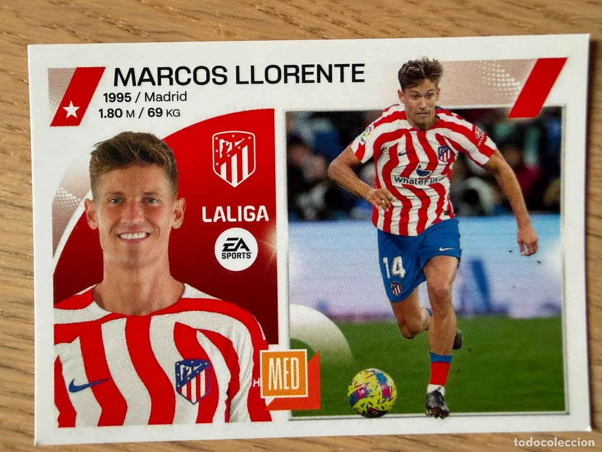 Coleccionismo cromos antiguos: 12 MARCOS LLORENTE ATLETICO MADRID 23 24 2023 2024 LIGA EA SPORTS COLECCIONES ESTE SIN PEGAR STICKER