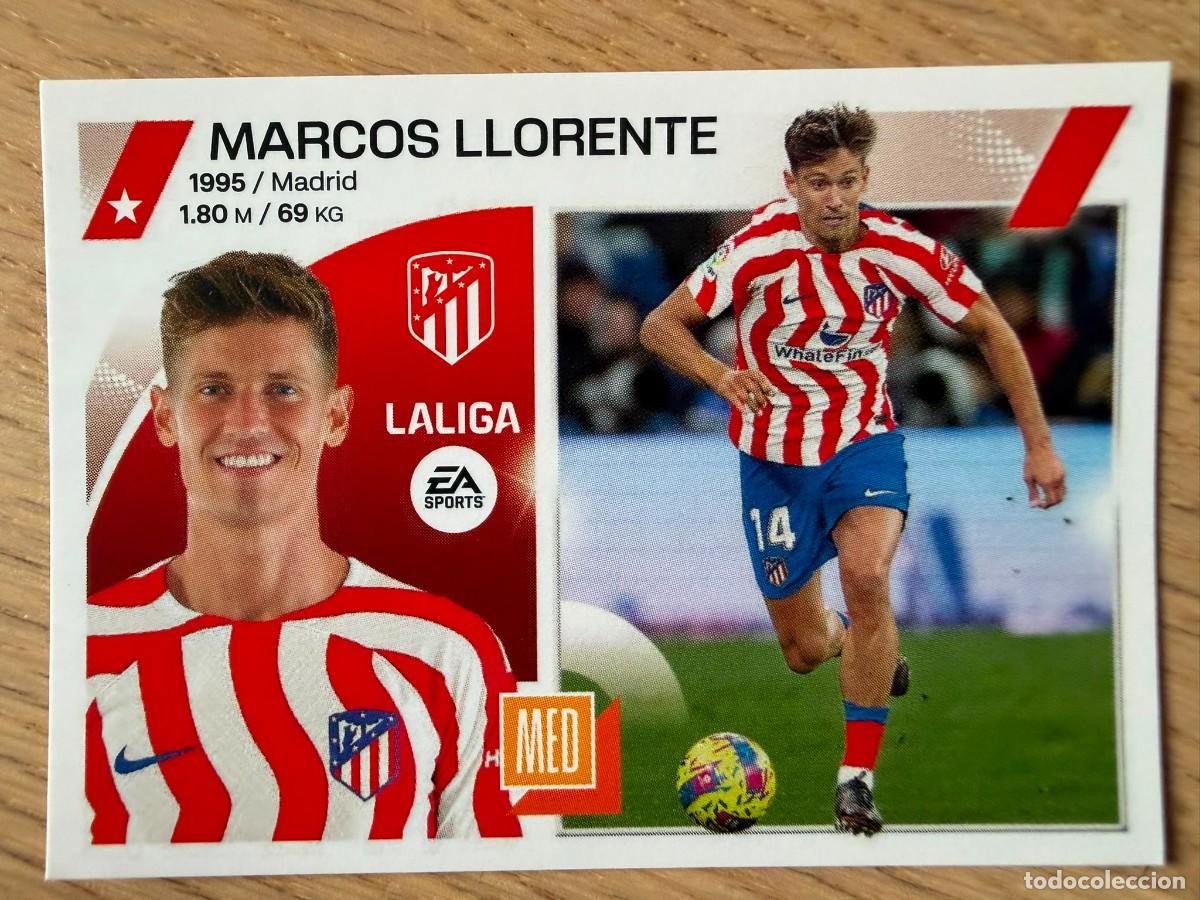 Coleccionismo cromos antiguos: 12 MARCOS LLORENTE ATLETICO MADRID 23 24 2023 2024 LIGA EA SPORTS COLECCIONES ESTE SIN PEGAR STICKER