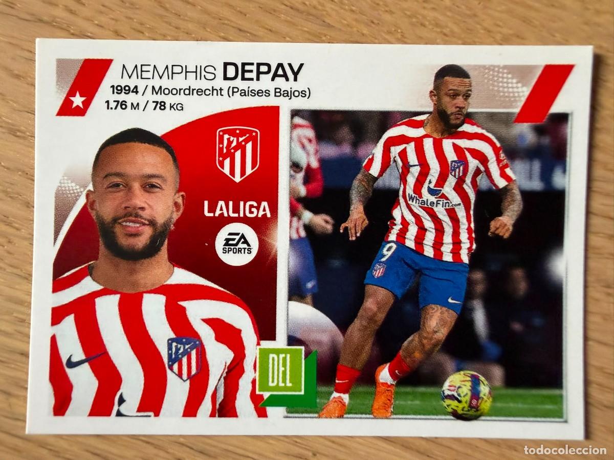 Coleccionismo cromos antiguos: 19 DEPAY ATLETICO MADRID 23 24 2023 2024 LIGA EA SPORTS COLECCIONES ESTE SIN PEGAR STICKER