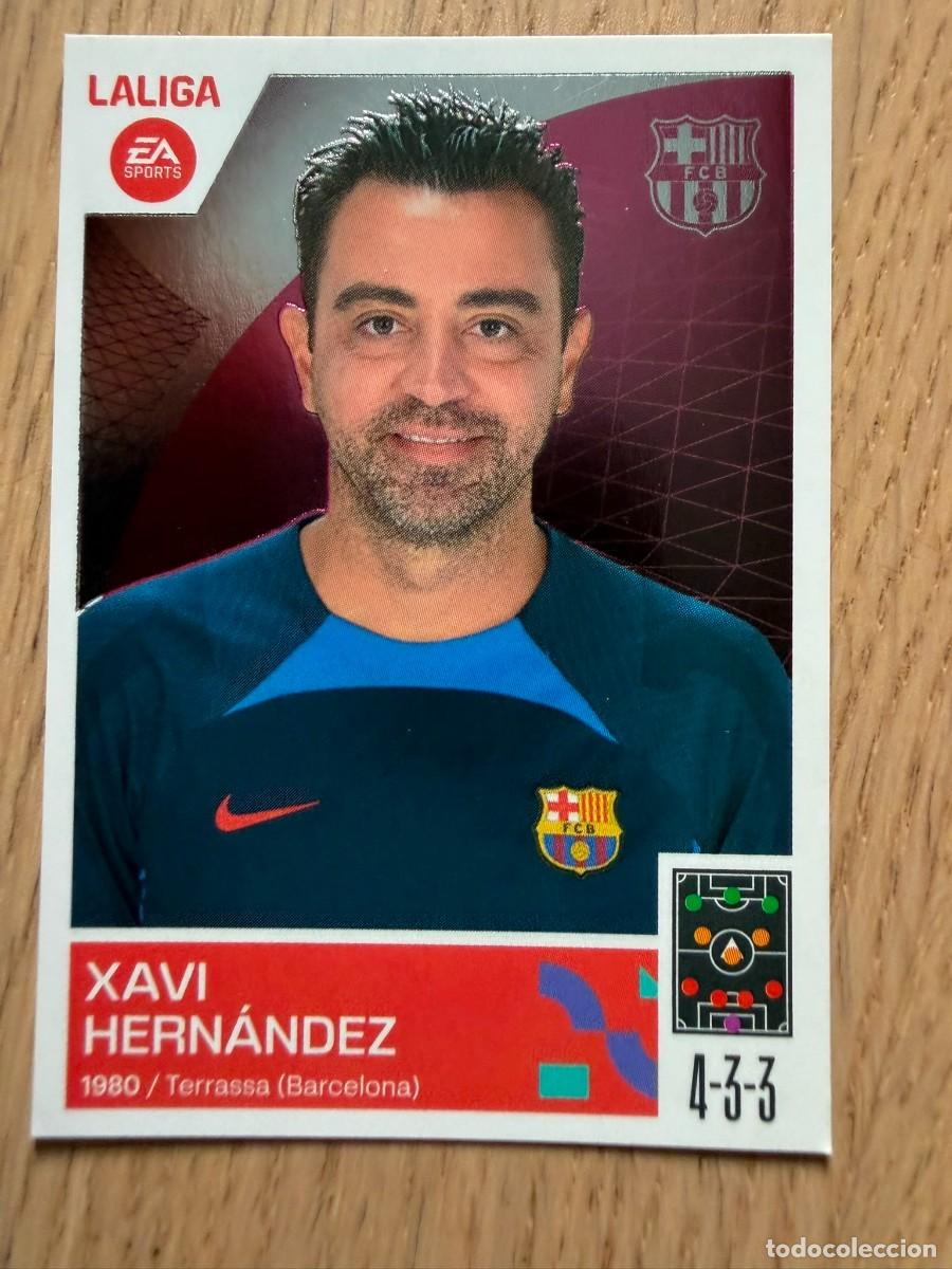 Coleccionismo cromos antiguos: 2 XAVI ENTRENADOR BARCELONA 23 24 2023 2024 LIGA EA SPORTS COLECCIONES ESTE SIN PEGAR STICKER