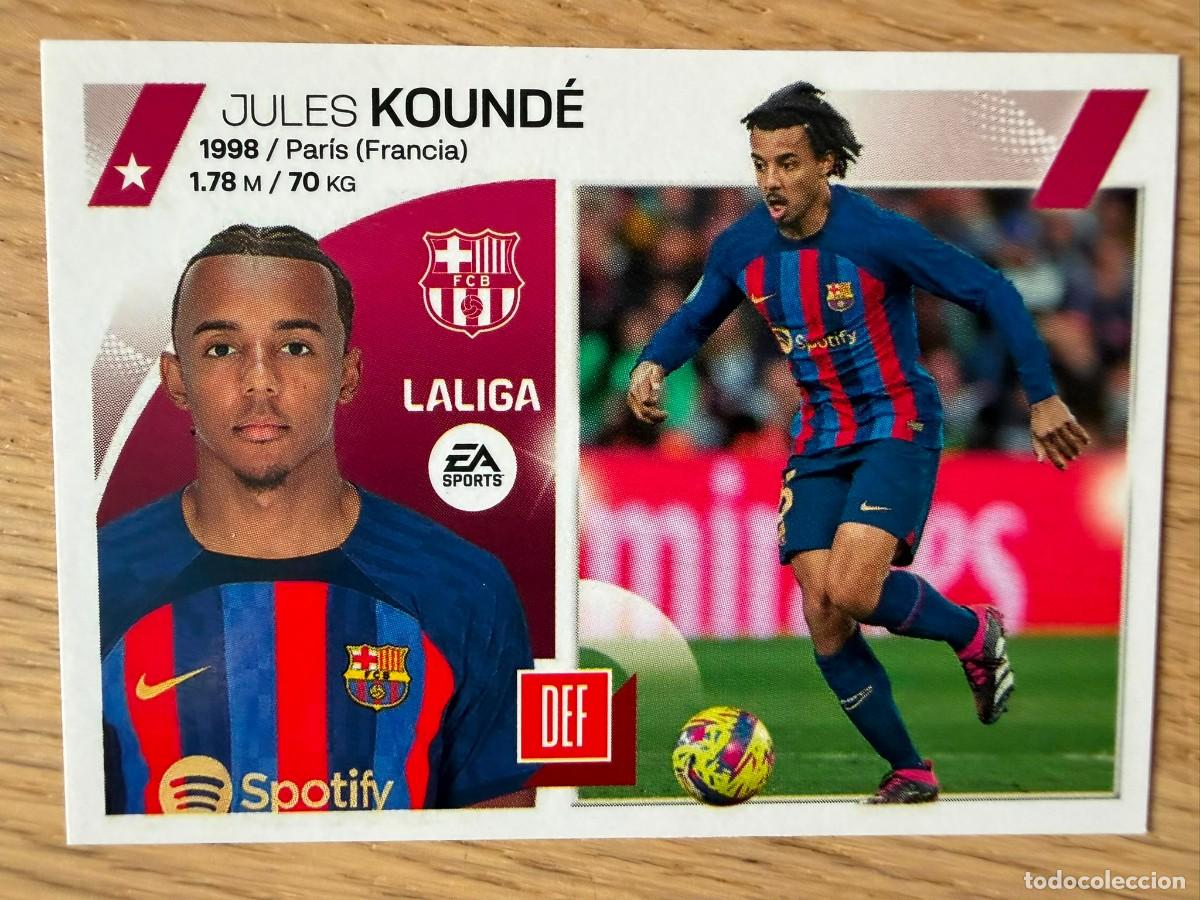 Coleccionismo cromos antiguos: 7 KOUNDE BARCELONA 23 24 2023 2024 LIGA EA SPORTS COLECCIONES ESTE SIN PEGAR STICKER