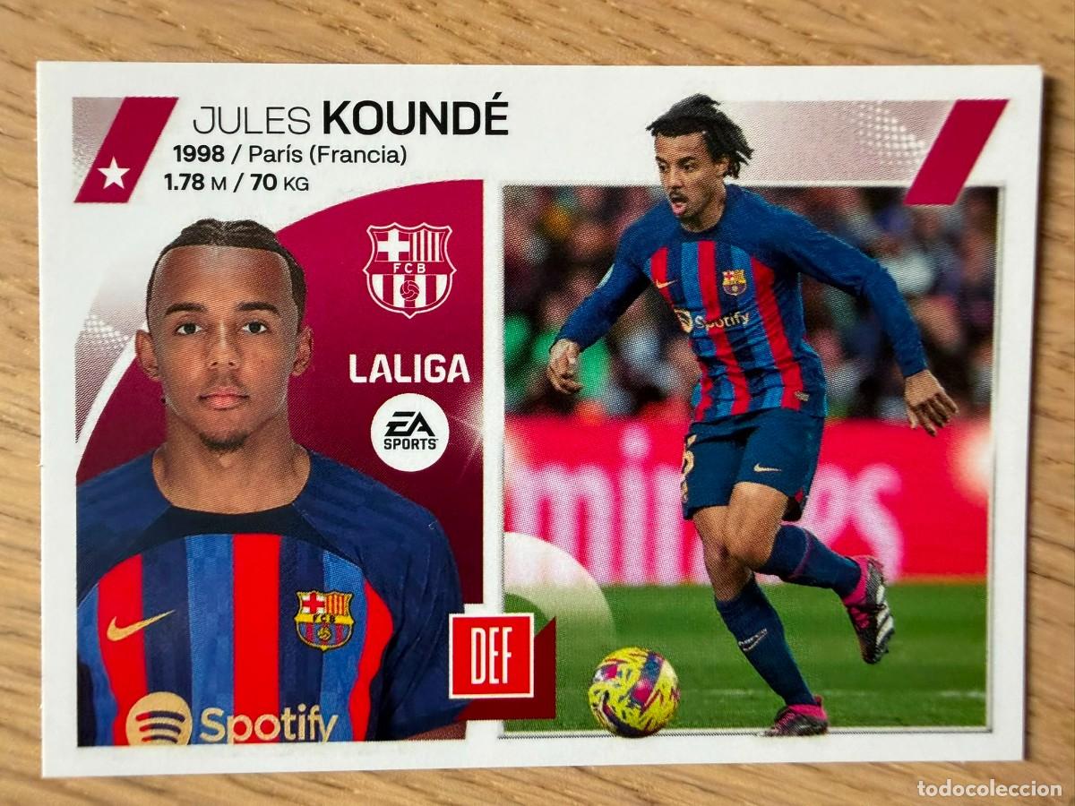 Coleccionismo cromos antiguos: 7 KOUNDE BARCELONA 23 24 2023 2024 LIGA EA SPORTS COLECCIONES ESTE SIN PEGAR STICKER