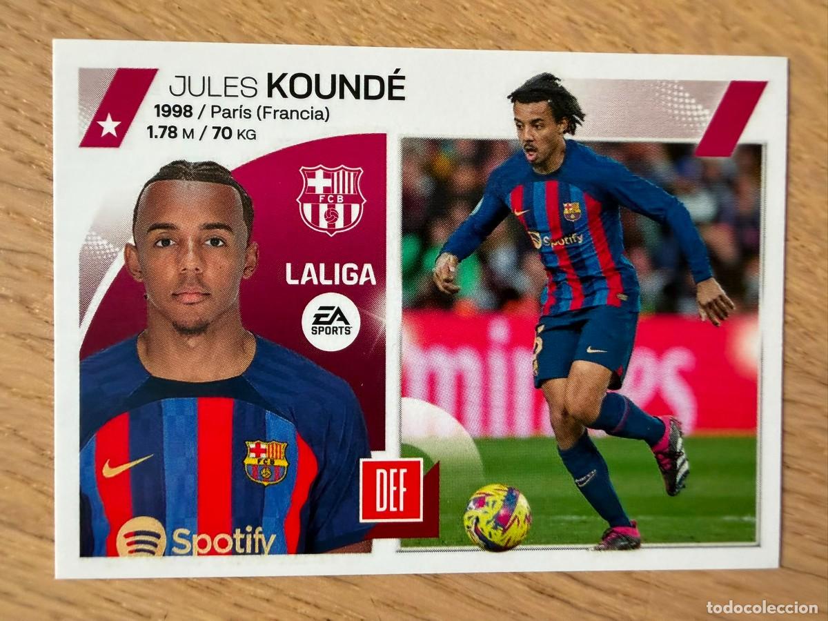 Coleccionismo cromos antiguos: 7 KOUNDE BARCELONA 23 24 2023 2024 LIGA EA SPORTS COLECCIONES ESTE SIN PEGAR STICKER