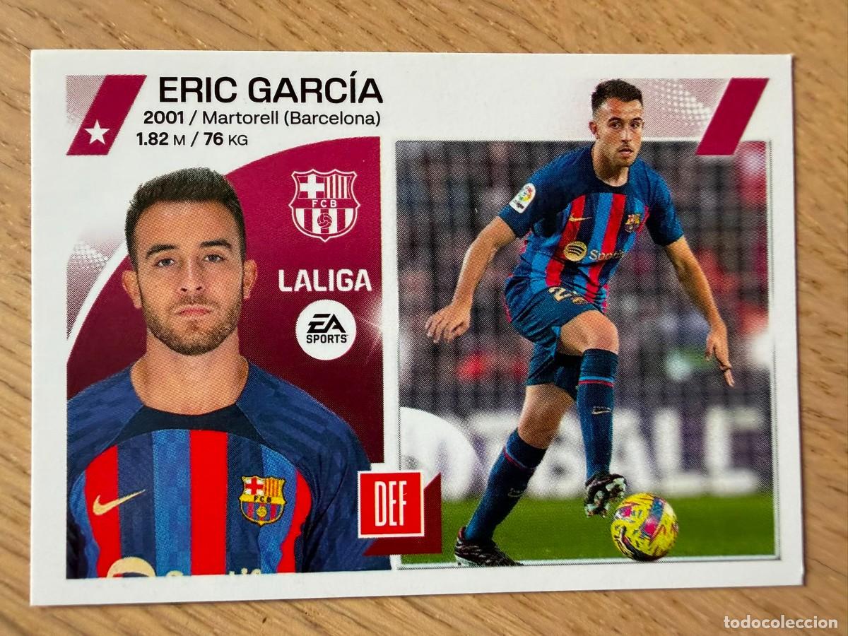 Coleccionismo cromos antiguos: 9 ERIC GARCIA BARCELONA 23 24 2023 2024 LIGA EA SPORTS COLECCIONES ESTE SIN PEGAR STICKER