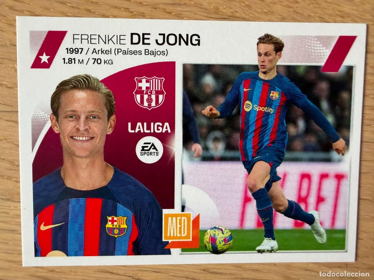 Coleccionismo cromos antiguos: 14 DE JONG BARCELONA 23 24 2023 2024 LIGA EA SPORTS COLECCIONES ESTE SIN PEGAR STICKER