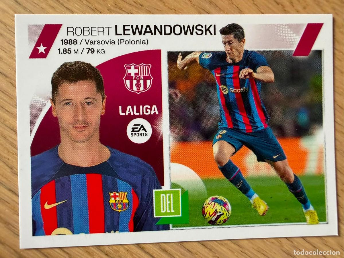 Coleccionismo cromos antiguos: 20 LEWANDOWSKI BARCELONA 23 24 2023 2024 LIGA EA SPORTS COLECCIONES ESTE SIN PEGAR STICKER