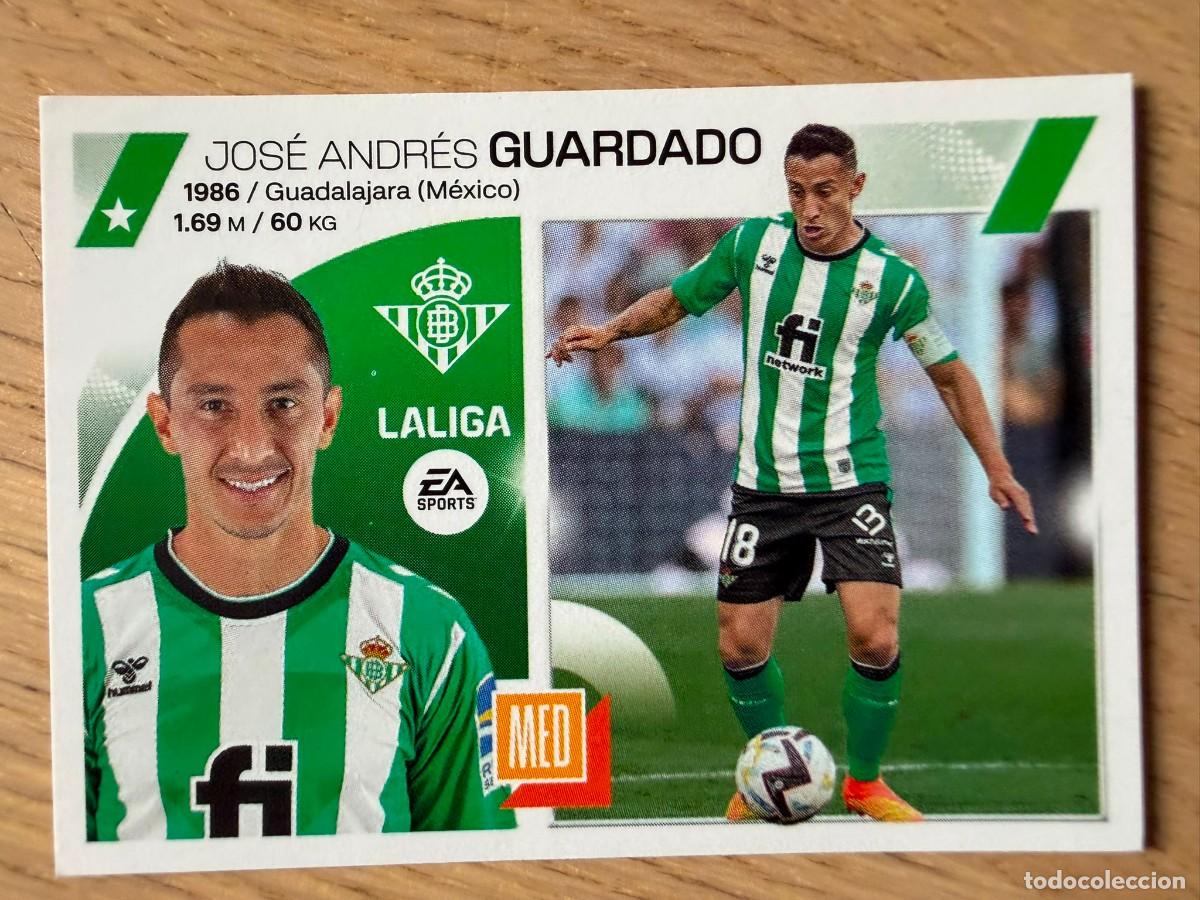 Coleccionismo cromos antiguos: 12B 12 B GUARDADO REAL BETIS 23 24 2023 2024 LIGA EA SPORTS COLECCIONES ESTE SIN PEGAR STICKER