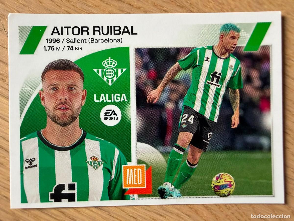 Coleccionismo cromos antiguos: 13 AITOR RUIBAL REAL BETIS 23 24 2023 2024 LIGA EA SPORTS COLECCIONES ESTE SIN PEGAR STICKER