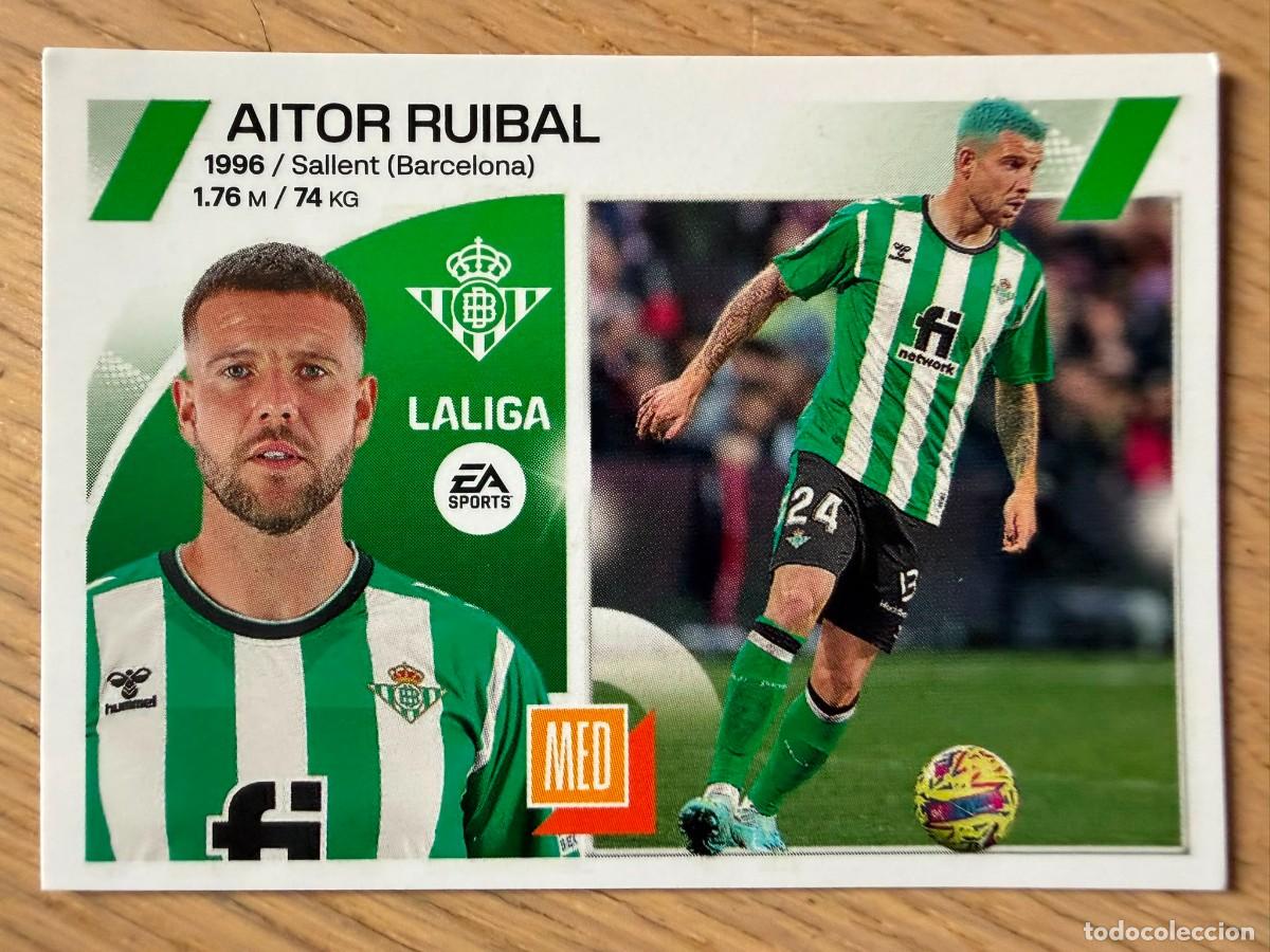 Coleccionismo cromos antiguos: 13 AITOR RUIBAL REAL BETIS 23 24 2023 2024 LIGA EA SPORTS COLECCIONES ESTE SIN PEGAR STICKER