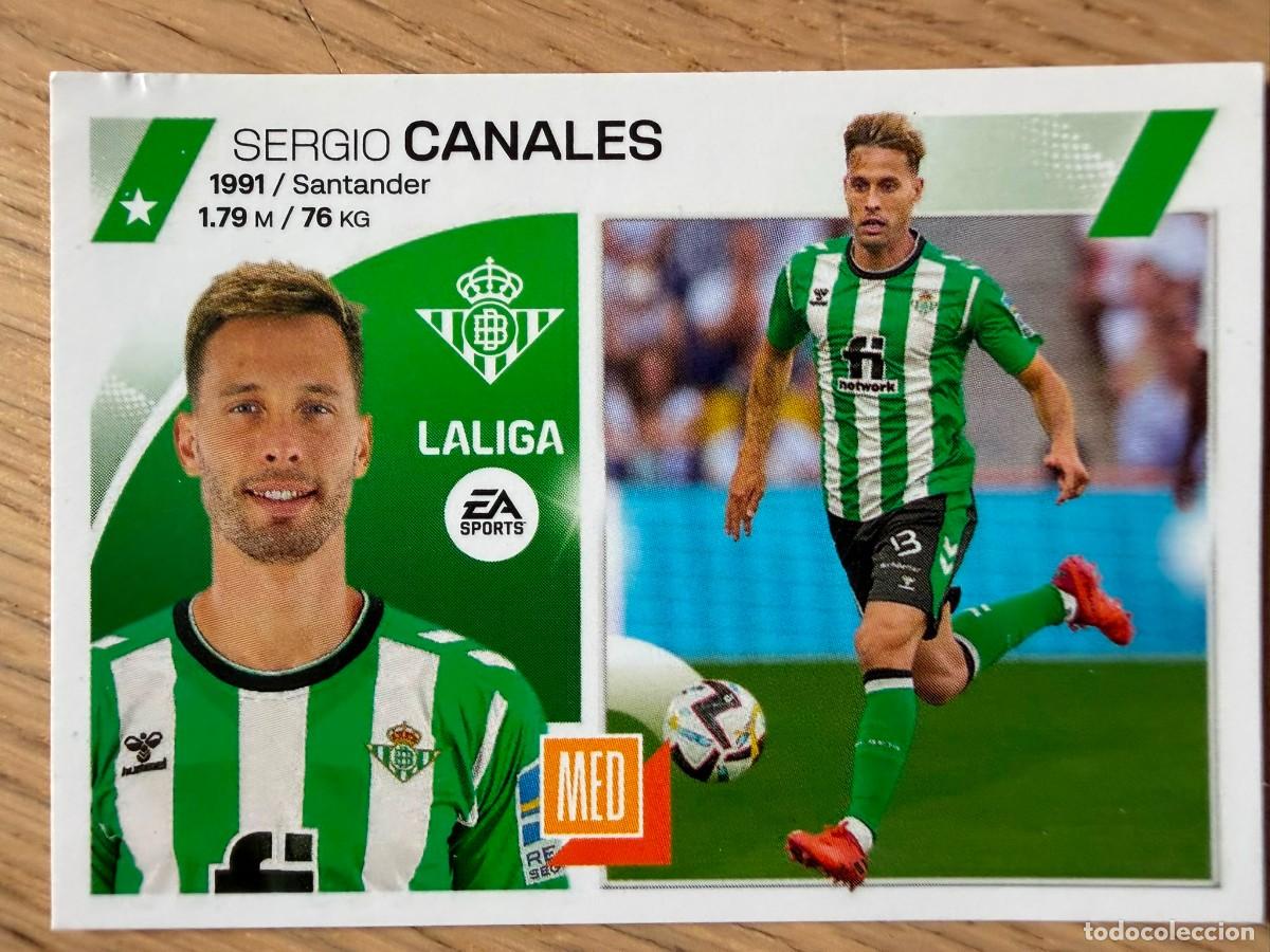 Coleccionismo cromos antiguos: 14 SERGIO CANALES REAL BETIS 23 24 2023 2024 LIGA EA SPORTS COLECCIONES ESTE SIN PEGAR STICKER